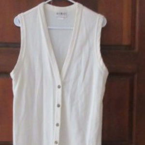 Long Cream Vest-Like Dress by MIXIT Large